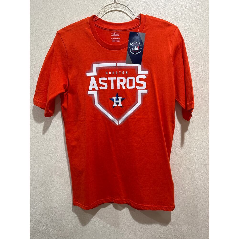 Youth XL Orange Houston Astros T-shirt New